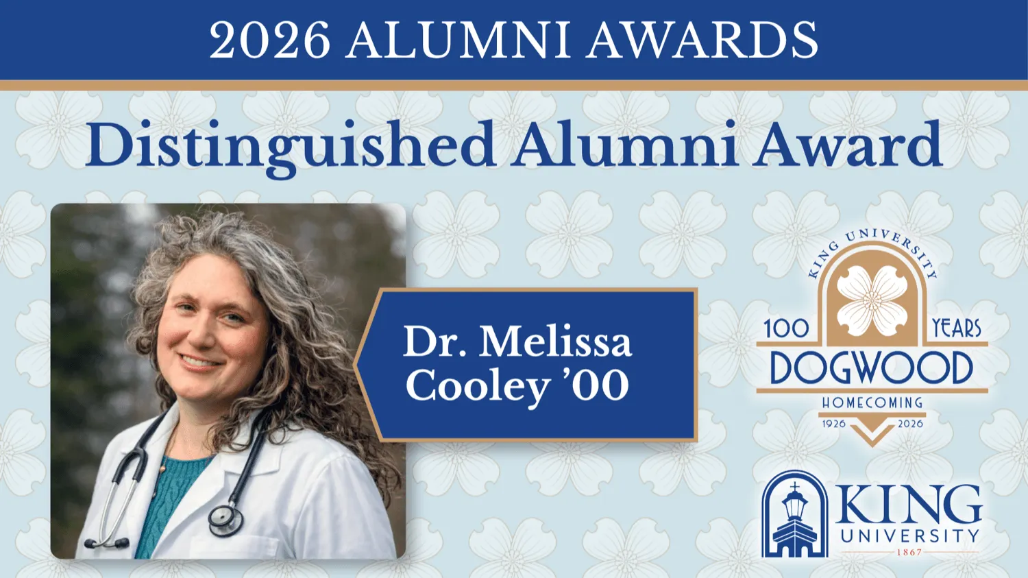 Distinguished Alumni Award banner